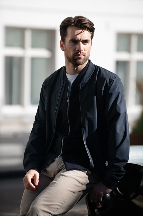 Bomberjacke Business-Style Herren