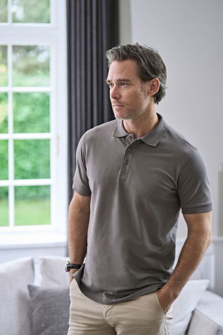 Bio Poloshirt Luxury Stretch Herren