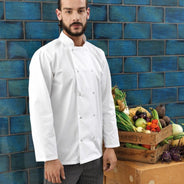 Kochjacke mit Druckknöpfen