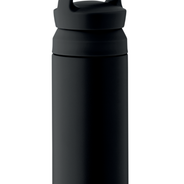 Recycelte Isolierflasche mit doppelter Deckelöffnung, 320ml