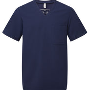 Stretch Kasack V-Ausschnitt Herren