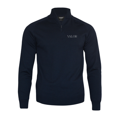 Valor - 1/4 Reißverschluss-Strickpullover