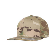 Snapback Cap mit flachem Schirm