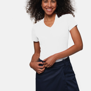 HAKRO Damen T-Shirt mit V-Ausschnitt Mikralinar