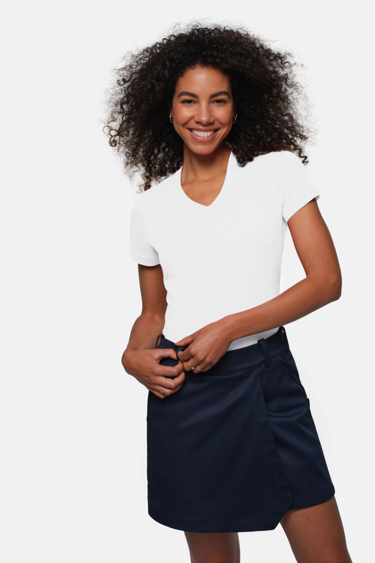 HAKRO Damen T-Shirt mit V-Ausschnitt Mikralinar