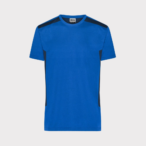 Zweifarbiges Bio Workwear T-Shirt Herren