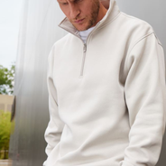 Workwear-Sweater mit 1/4 Zip