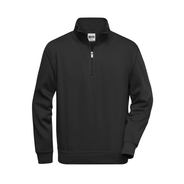 Workwear-Sweater mit 1/4 Zip