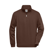 Workwear-Sweater mit 1/4 Zip