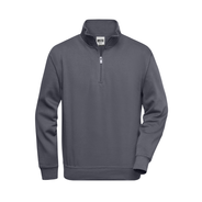 Workwear-Sweater mit 1/4 Zip