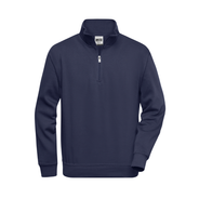 Workwear-Sweater mit 1/4 Zip