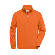 Workwear-Sweater mit 1/4 Zip