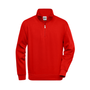 Workwear-Sweater mit 1/4 Zip
