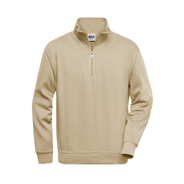 Workwear-Sweater mit 1/4 Zip