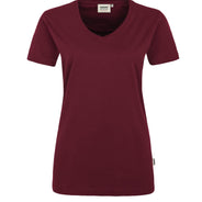 HAKRO Damen T-Shirt mit V-Ausschnitt Mikralinar