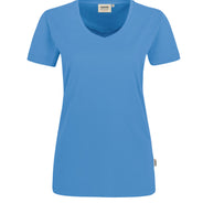 HAKRO Damen T-Shirt mit V-Ausschnitt Mikralinar