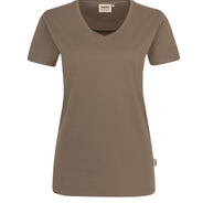 HAKRO Damen T-Shirt mit V-Ausschnitt Mikralinar
