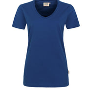HAKRO Damen T-Shirt mit V-Ausschnitt Mikralinar