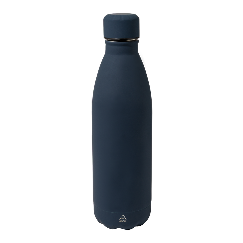 Edelstahlflasche mit gummierter Oberfläche, 790ml